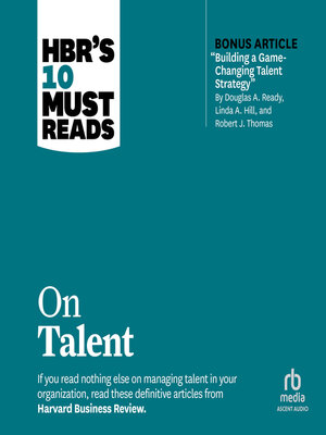 cover image of HBR's 10 Must Reads on Talent